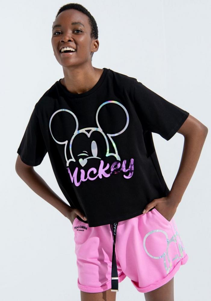 Disney tričko Fracomina čierne