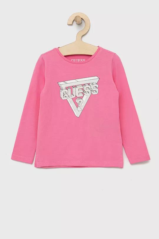 Detské ružové tričko Guess