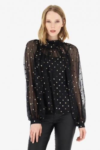 �IERNA BL�ZKA SO ZLAT�MI BODKAMI IMPERIAL