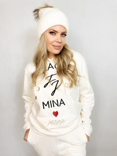 Biela mikina Fracomina