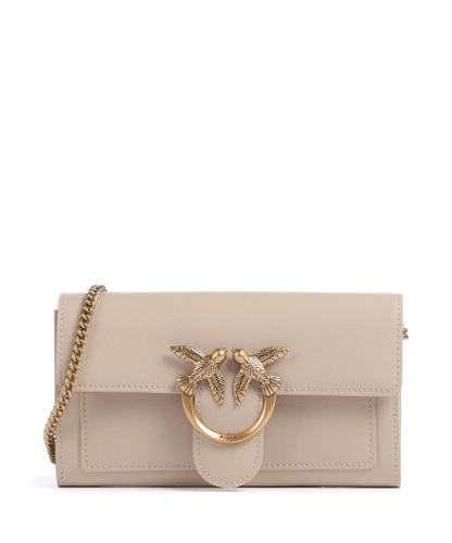 PINKO LOVE WALLET BEIGE