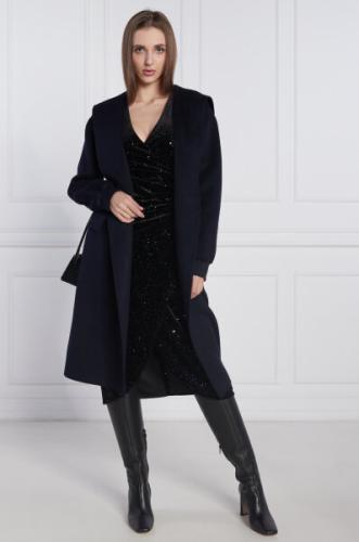 Armani Exchange modrý kabát