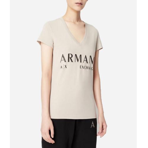 Triko s V vstrihom Armani Exchange