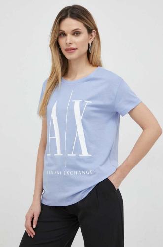 Modr triko ARMANI EXCHANGE