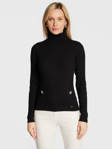 �ierny sveter s rol�kom Fracomina