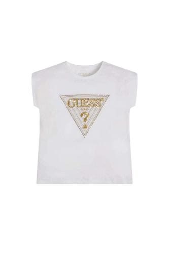 Detské tričko Guess biele