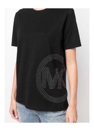 Bavlnen� �ierne tri�ko Michael Kors