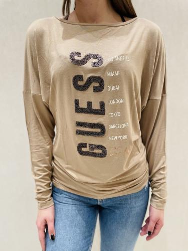 Guess tri�ko s dlh�m ruk�vom