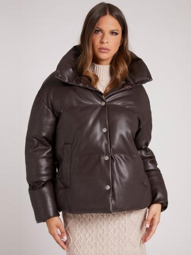 Hned� bunda z eko ko�e Guess