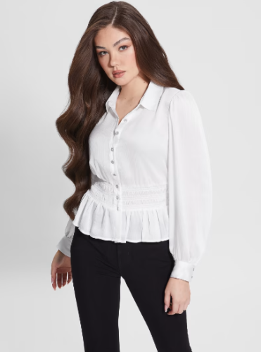 Biely top Guess