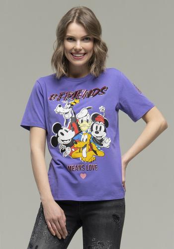 Disney tričko Fracomina fialové