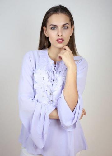 Bl�zka Michael Kors fialov�