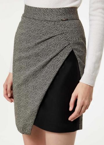 Vzorovan� �ierno biela suk�a Liu Jo