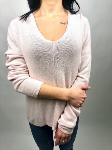 Fracomina d�msky vlnen� svetr�k pudrovej farby