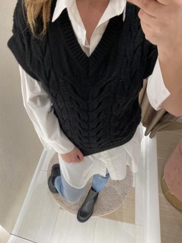 �ierna pleten� vesta Imperial