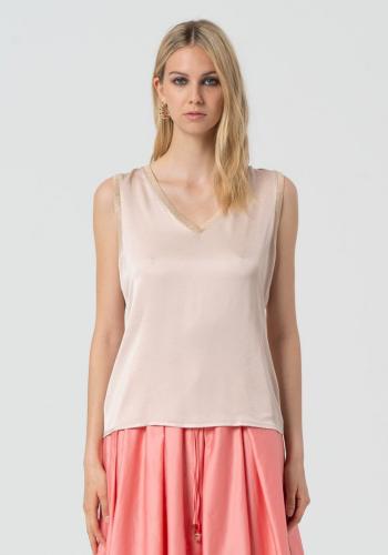 FRACOMINA TANK TOP NUDE                      /XS