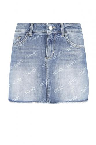 Modr denim suka s potlaou Liu Jo