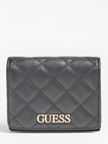 Guess čierna prešívaná peňaženka