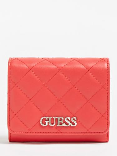 Guess červená prešívaná peňaženka