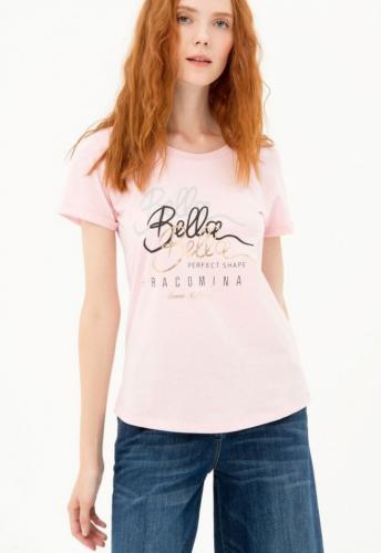 Fracomina bavlnen� tri�ko ru�ov�