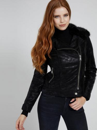 �ierna bunda Guess z eko ko�e