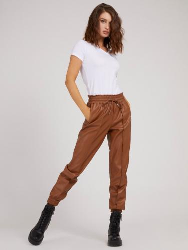 BIele tri�ko Guess s V v�strihom