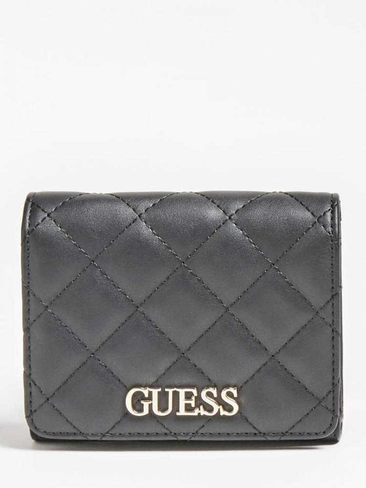 Guess čierna prešívaná peňaženka